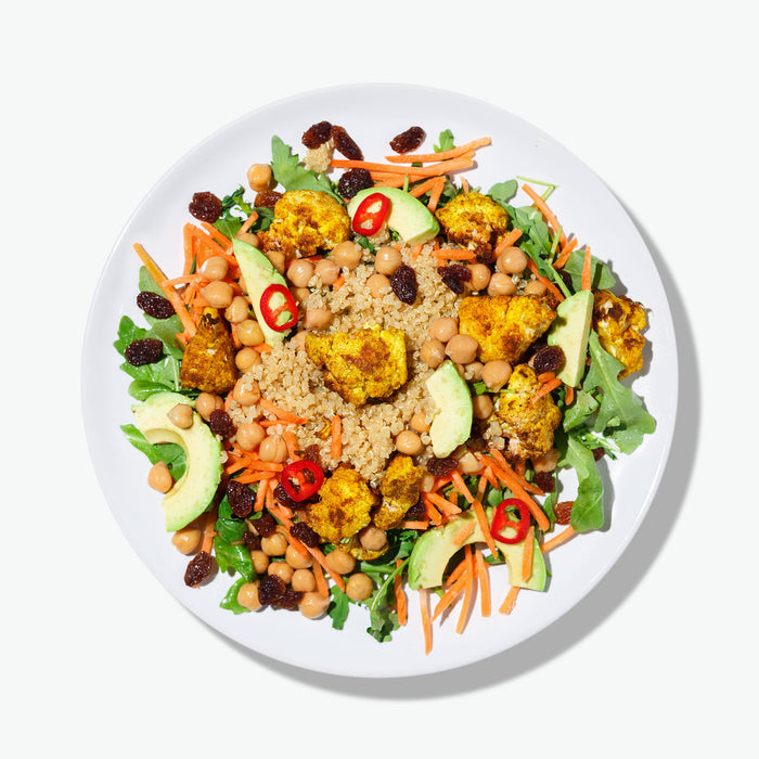 Curried Cauliflower & Avocado Bowl