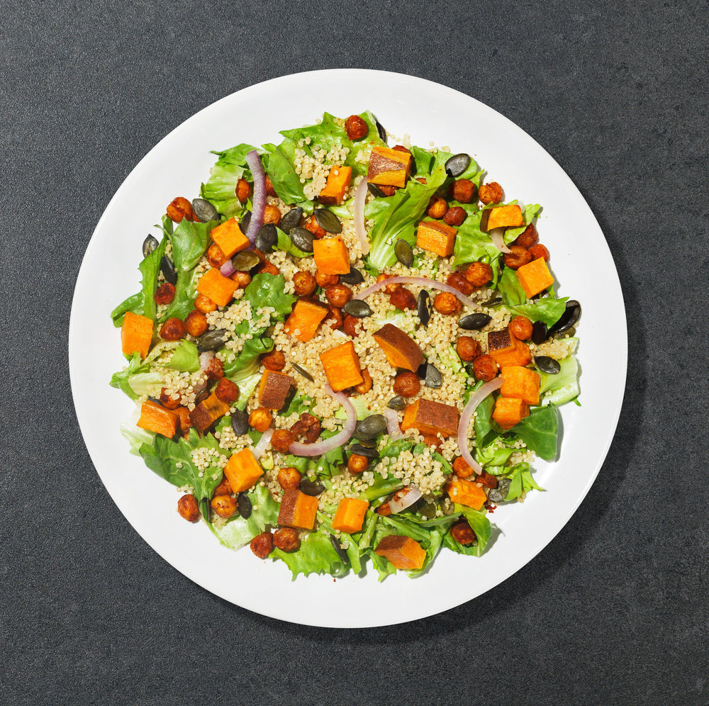 Sweet Potato & Roasted Chickpea Bowl