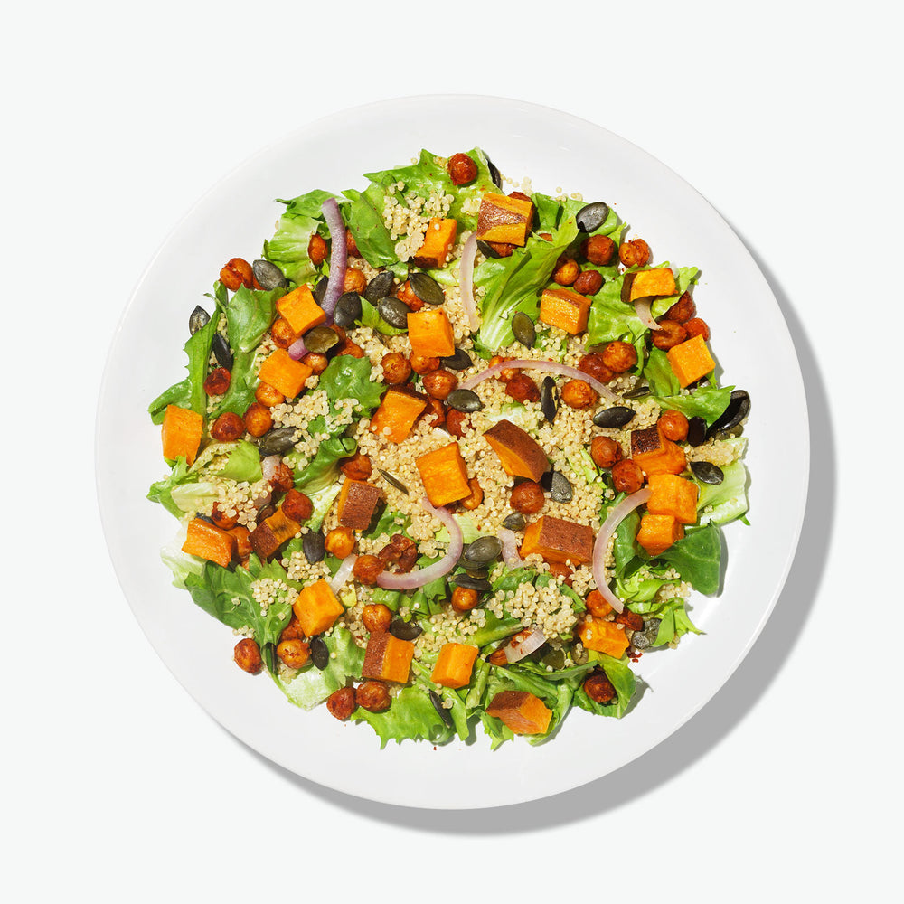 Sweet Potato & Roasted Chickpea Bowl